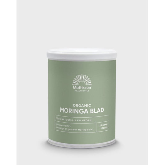 Mattisson Moringa Blad Poeder  (125 gram)
[mwwsrc:60d31f83e360ba93bf70d210db4071101672fd1b.jpg]