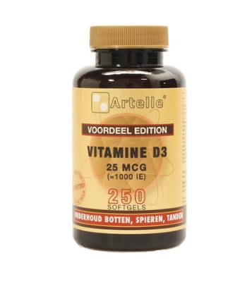 Artelle Vitamine D3 25MCG (100 / 250 caps.)
[mwwsrc:659064b958e5ac2e58796de76cbf7ccbd17c99c0.jpg]