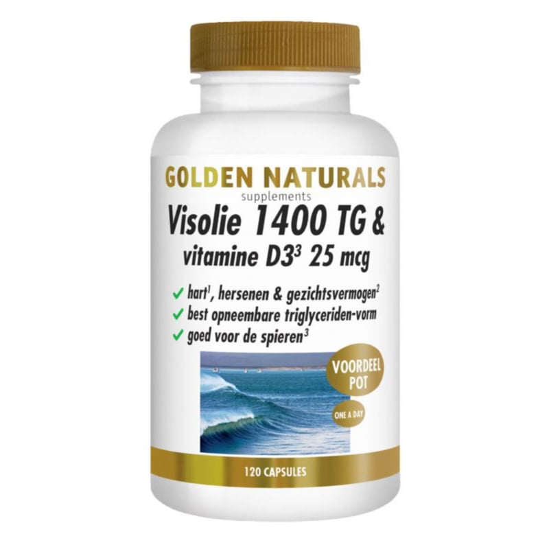 Golden Naturals Visolie 1400 TG vitamine D3
[mwwsrc:730f2c2302cf678e7510a6fdfcb72106eb2c2211.jpg]