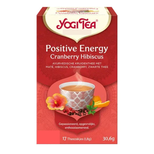 Yogi Tea Positive Energy Cranberry Hibiscus (17 theezakjes)
[mwwsrc:745d6c7c10740b5321d1ed59808df51b73278827.jpg]