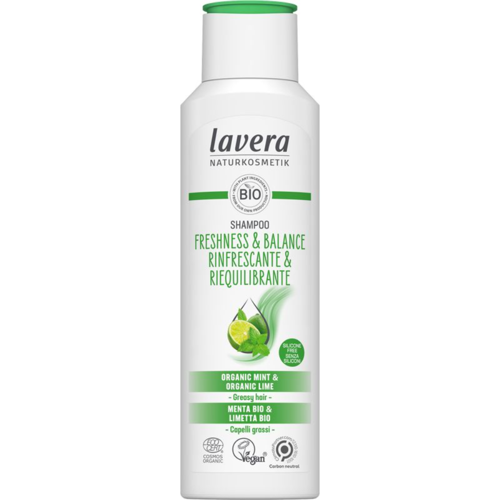 Lavera Shampoo freshness & balance (250 ml.)
[mwwsrc:74836a8e77e5a730c5f2505bec199dea56e9263b.png]
