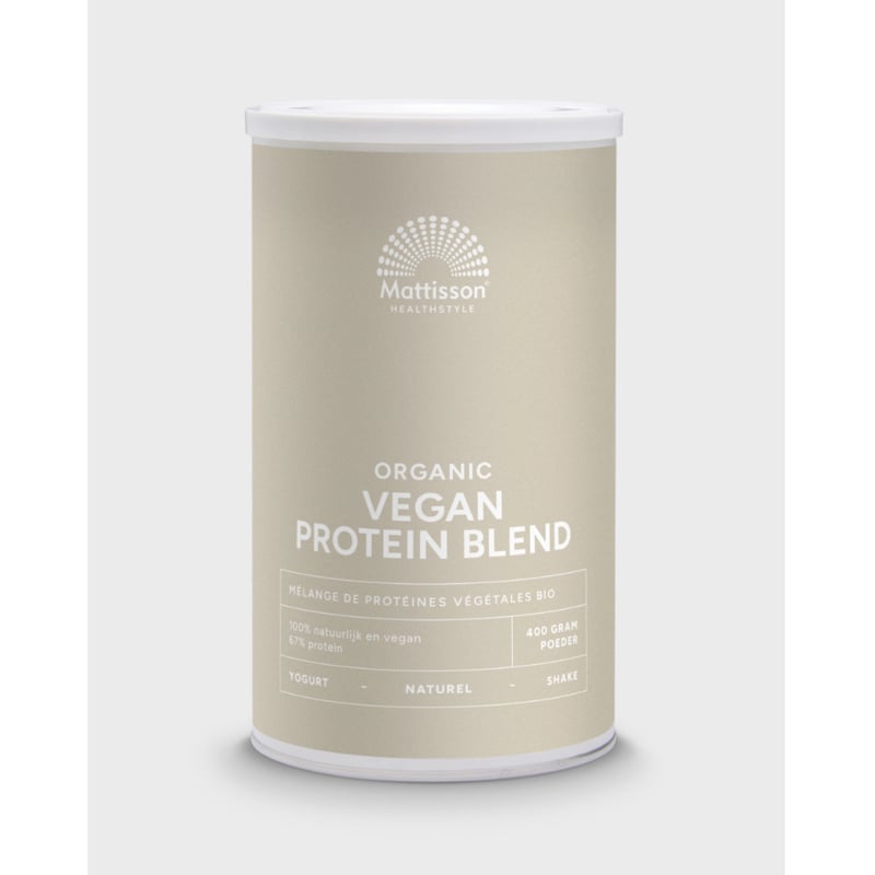 Mattisson Vegan Protein Blend Poeder  67% (400 gr.)
[mwwsrc:74d5c0a7cc35615f10f9d246e9cf357bb129c699.jpg]