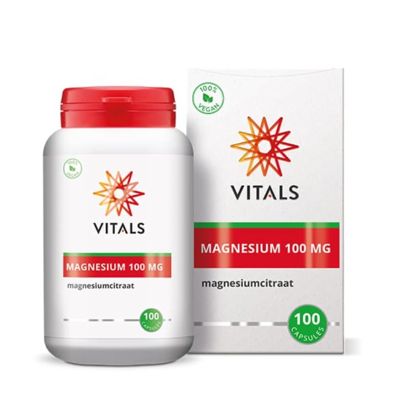 Vitals Magnesium citraat 100 mg (100 vega. caps)
[mwwsrc:7657d2b963c1346ae7777a4bab77aa7a7a1b1ee9.jpg]