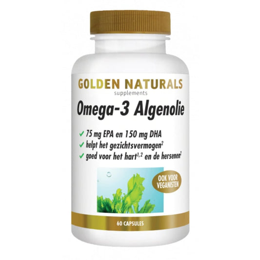 Golden Naturals Omega-3 Algenolie ( 60  liquid caps.)
[mwwsrc:77eadc4358088cabe58c799379001bd8ab681b49.jpg]