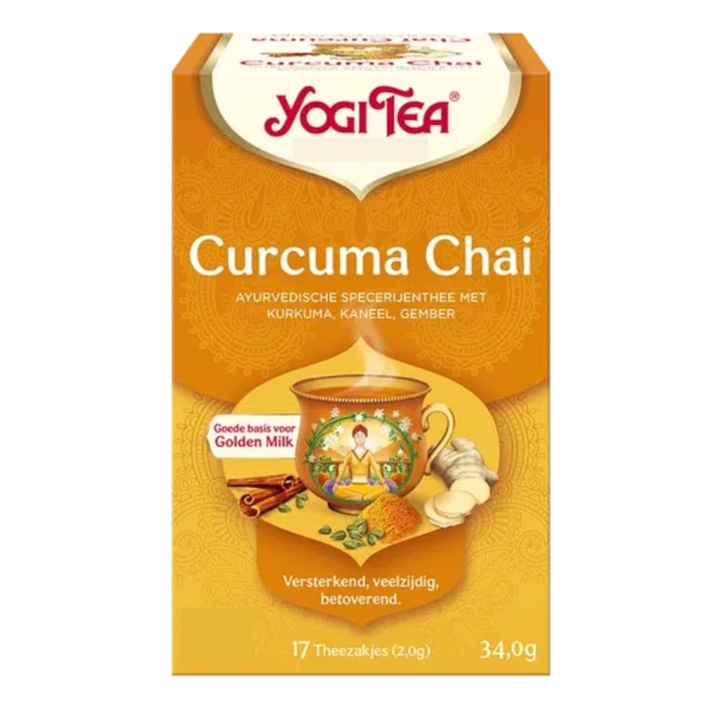 Yogi Tea Curcuma Chai (17 theezakjes)
[mwwsrc:781ffac5120bbe77f5b2cc0675dd95f676bbda5f.jpg]