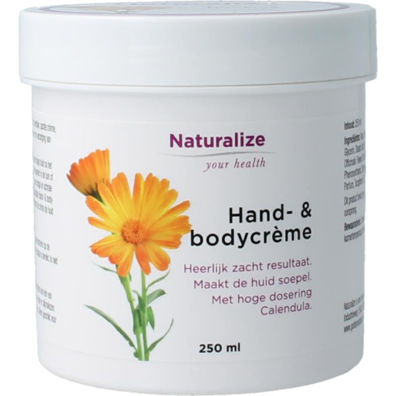 Naturalize Calendula  Hand & body crème (250 ml.)
[mwwsrc:7c351a5bb90f7269bc9c0f87c69150d2c03ed7da.jpg]