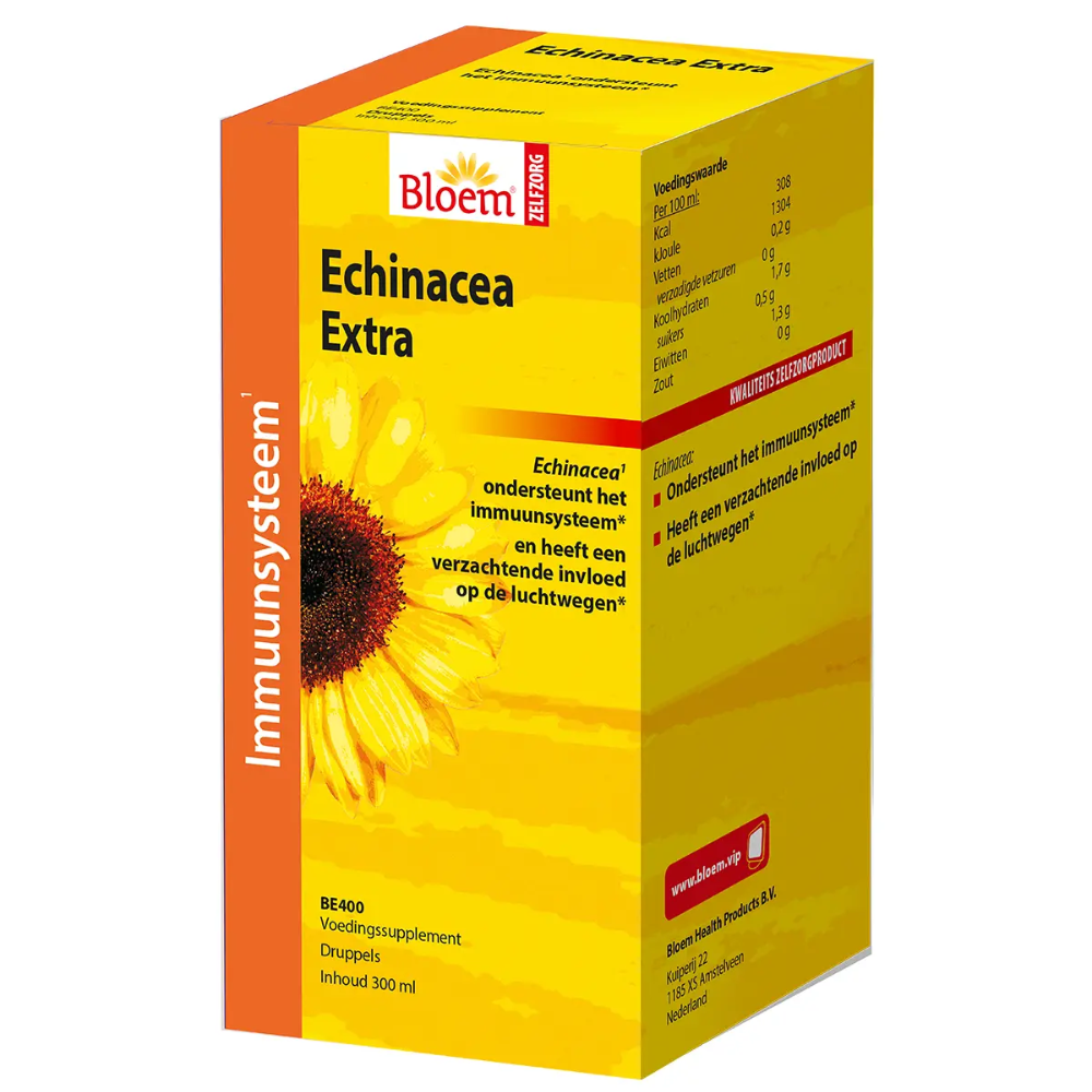 Bloem Natuurproducten  Echinacea kruidentinctuur (300 ml.)
[mwwsrc:7f6aad7869d0f3854135ca785b57978344cfa3b2.png]