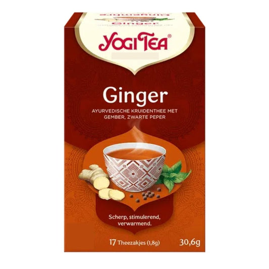 Yogi Tea Ginger (17 theezakjes)
[mwwsrc:826684a72c52ac4c3af59d7a099308ceee041901.jpg]