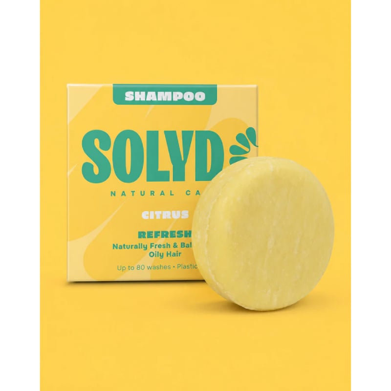 Solyd Shampoo bar Citrus (60 gram)
[mwwsrc:839487b8ca8418116bc0df23f72223ae069ccda3.jpg]