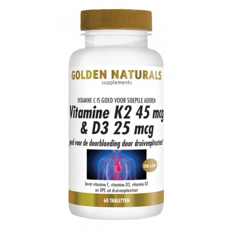 Golden Naturals  Vitamine K2 45 mcg & D3 25 mcg (60 vega. tabl.)
[mwwsrc:8ec8af5c2dbb956c9e170c9f4c2a76b48e454415.jpg]