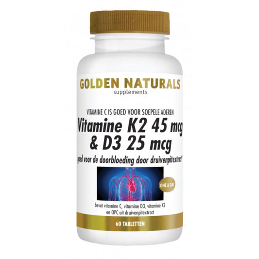 Golden Naturals  Vitamine K2 45 mcg & D3 25 mcg (60 vega. tabl.)
[mwwsrc:8ec8af5c2dbb956c9e170c9f4c2a76b48e454415.jpg]