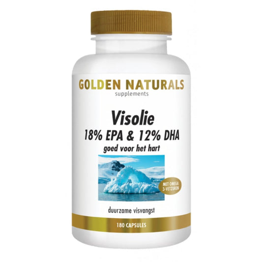 Golden Naturals Visolie 18% EPA en 12% DHA (90-180.)
[mwwsrc:8f684bac728c13d262d853cbb0ee3b45d1d7503b.jpg]