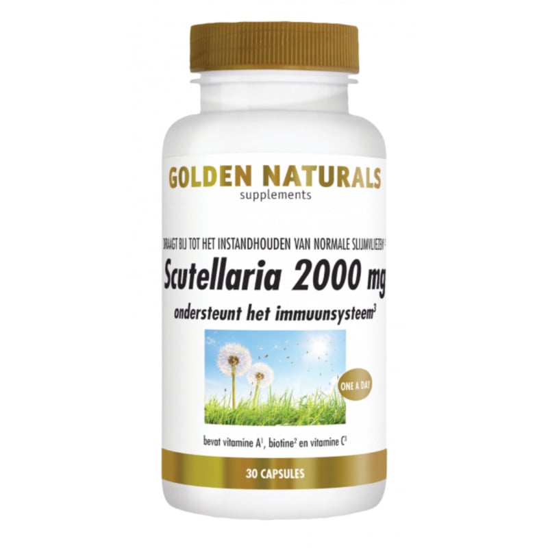 Golden Naturals Scutellaria 2000 mg (30 - 60 - 180 vega. caps.)
[mwwsrc:9252e5355143e7eaec19ce15128ed7cd286687e5.jpg]
