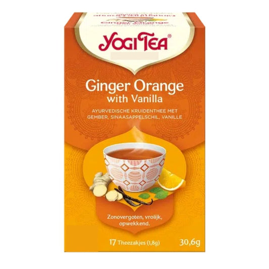 Yogi Tea Ginger Orange with Vanilla (17 theezakjes)
[mwwsrc:92a0203994774c1fcf3c8fc2851b5f515ded224b.jpg]