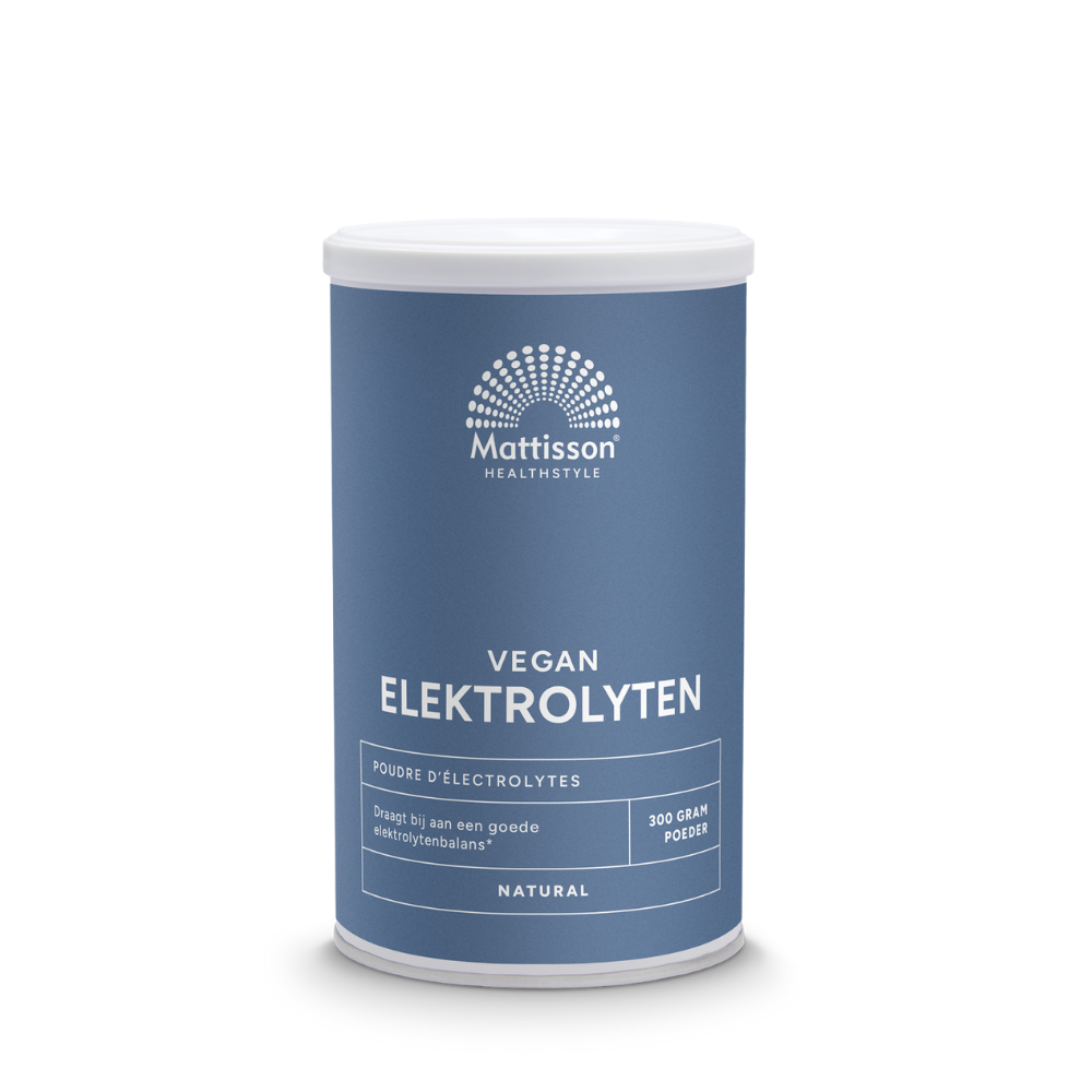 Mattisson Elektrolyten poeder (300 gram)
[mwwsrc:9ce500118075c56af5892a0f0b324d44625c4503.png]