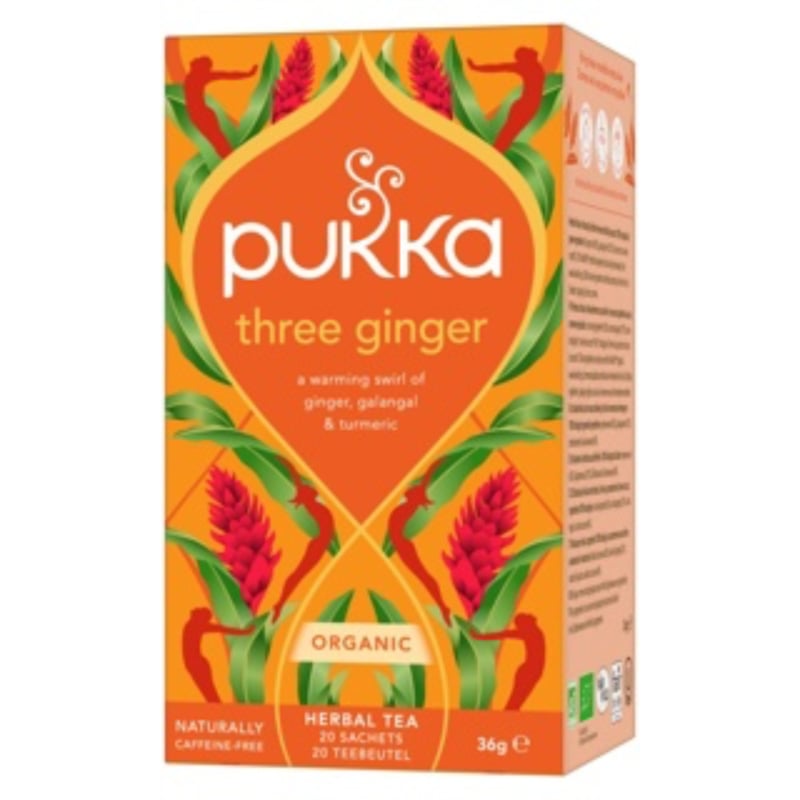 Pukka Three Ginger (20 theezakjes)
[mwwsrc:a043b6a1244a62426cde371876f01290d369bacd.jpg]