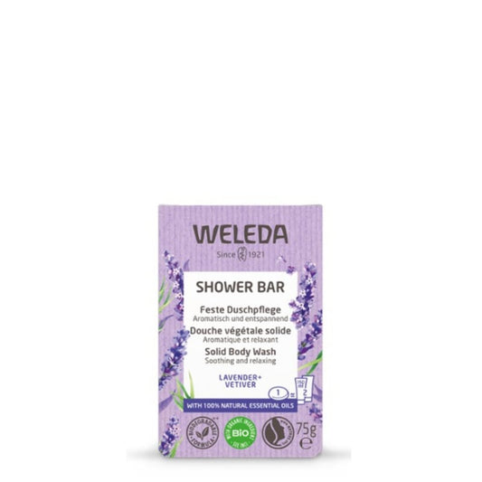Weleda Shower Bar Lavender + Vetiver (75 gram)
[mwwsrc:a3681a869d51fd7d84b960a5a319a089feb3f2cb.jpg]
