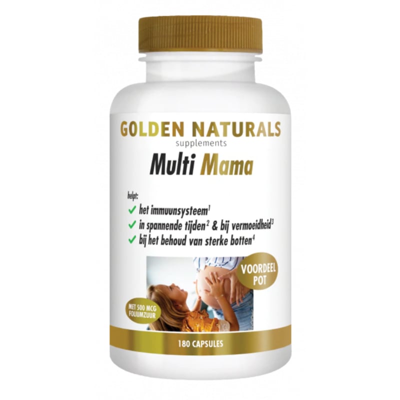 Golden Naturals Multi Mama (60 / 180 vega. caps.)
[mwwsrc:a3d4a2694574a36b6dfcb1bee1d1c9bf13ca94c8.jpg]