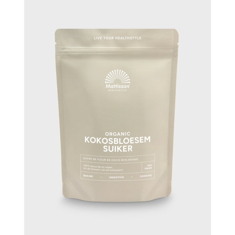 Mattisson Kokosbloesem Suiker  (450 gram)
[mwwsrc:a41ec0d5a50bfecba4e43f073bc8016d7f96f587.jpg]