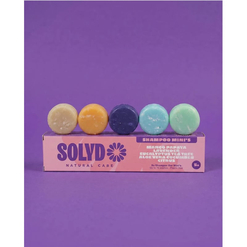 Solyd Shampoo Bars proefpakket (5x12 gram)
[mwwsrc:a55f098505ebdc26532deb62f045a3d32d8f1dd4.jpg]