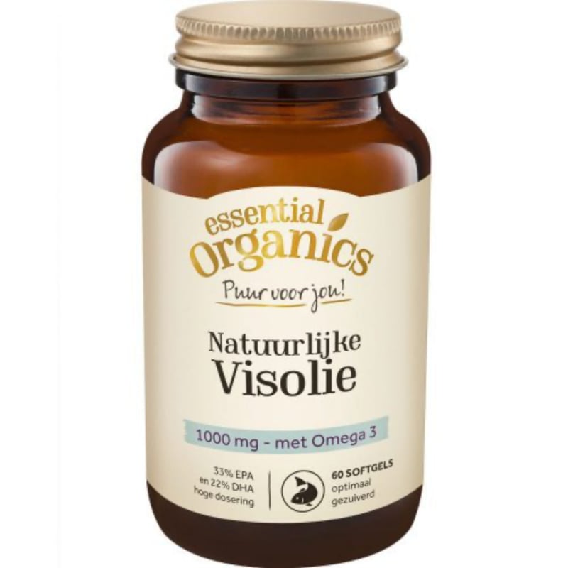 Essential Organics Puur Visolie / Omega 3 (60 caps.)
[mwwsrc:a5c9d9b4f78570649cfb40d8ea7a4ddde82d3752.jpg]