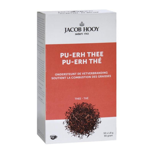 Jacob Hooy Pu Erh (50 theezakjes)
[mwwsrc:a73a5ec59718f61056d6d9956cfa4505826d99ae.jpg]