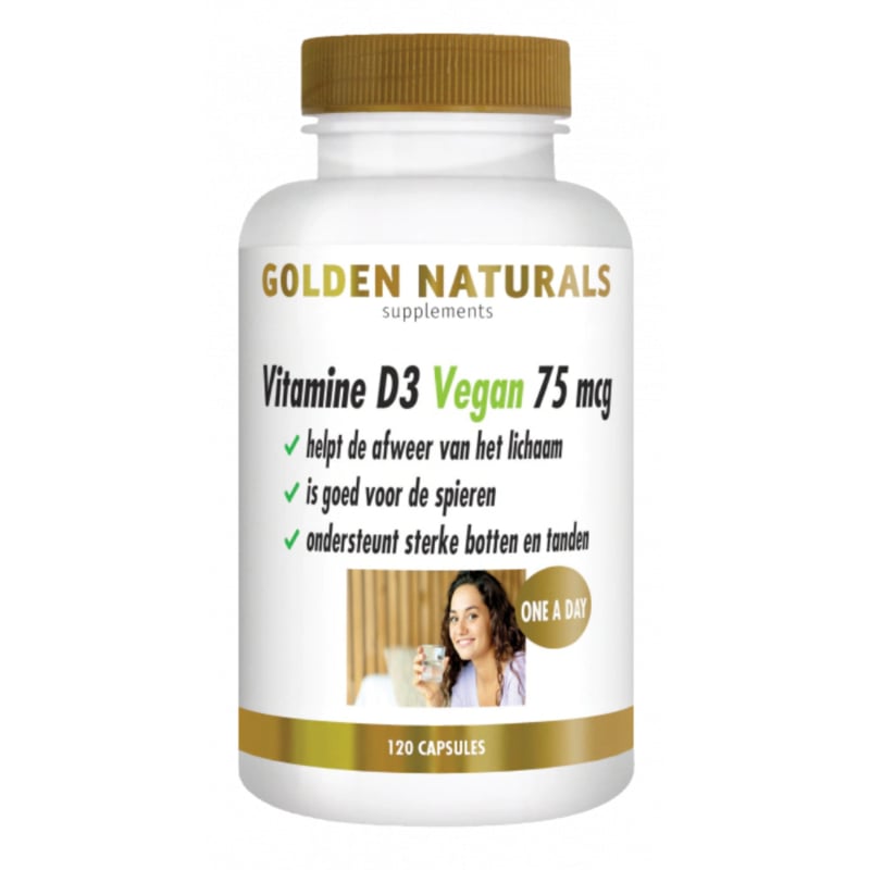 Golden Naturals Vegan Vitamine D 25-75 mcg (120 vegan. caps.)
[mwwsrc:a9427d5158e346ed178880d565fbf213d0fa6ec3.jpg]