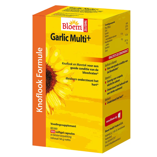 Bloem Natuurproducten  Garlic Multi+ (100 caps.)
[mwwsrc:aa7c17ace1475b31dd2669e62d04df8720112ee8.png]