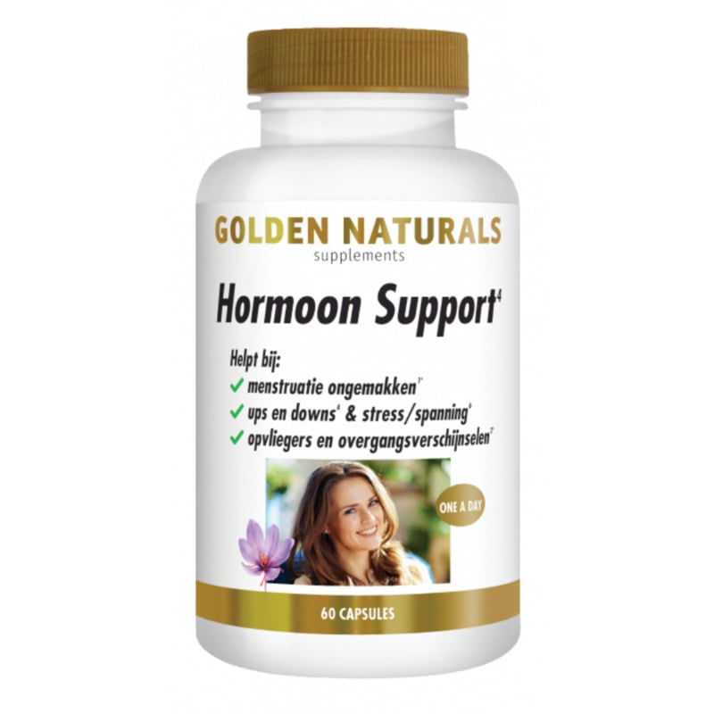 Golden Naturals  Hormoon Support (60 vegan caps.)
[mwwsrc:adfe99bf11990b4e7e70ccf42e8451aec2b016b4.jpg]