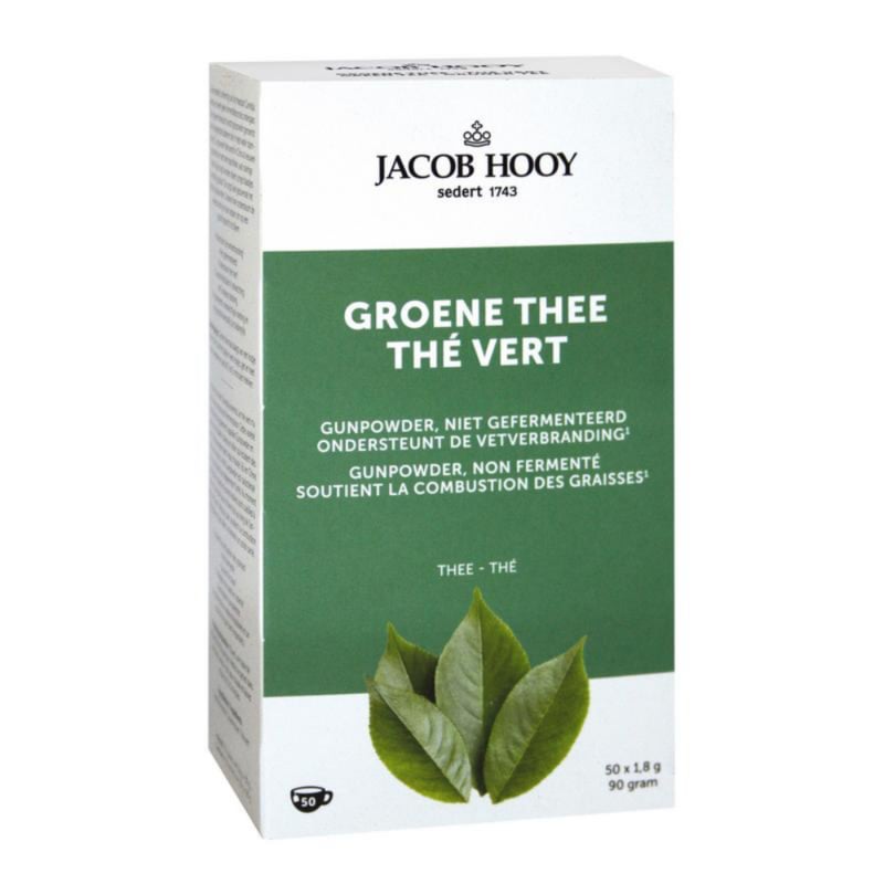 Jacob Hooy Groene thee (50 theezakjes)
[mwwsrc:af683143f65f73f58a796f39716fdde8de27c4e2.jpg]