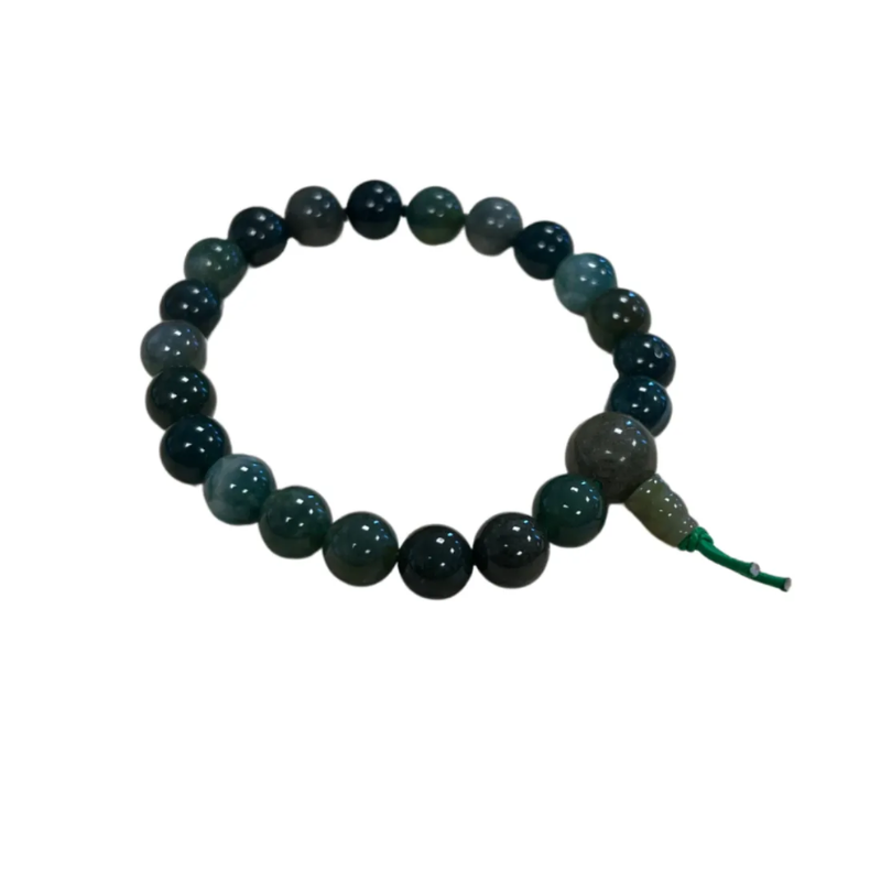 Agaat mos powerbead armband