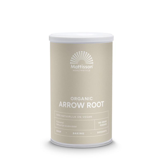 Mattisson Pijlstaartwortel Poeder – Arrow Root (190 gram)