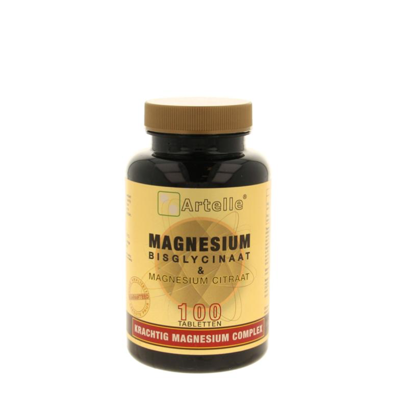 Artelle Magnesium bisglycinaat & citraat (100 / 250 tabl.)