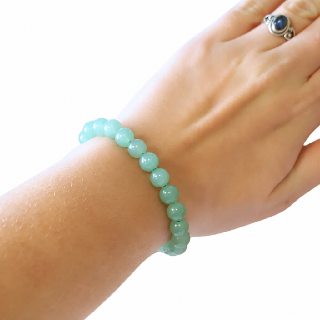 Aventurijn groen powerbead armband