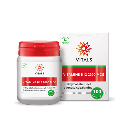 Vitals Vitamine B12 2000 mcg (100 zuigtabl.)