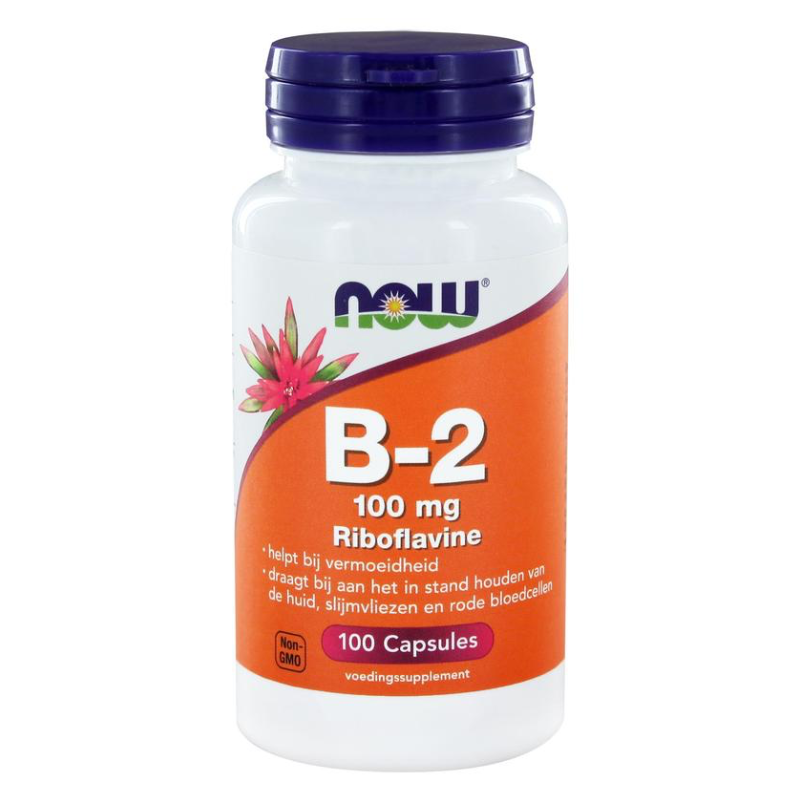 NOW B2 100mg (100 veg. caps.)