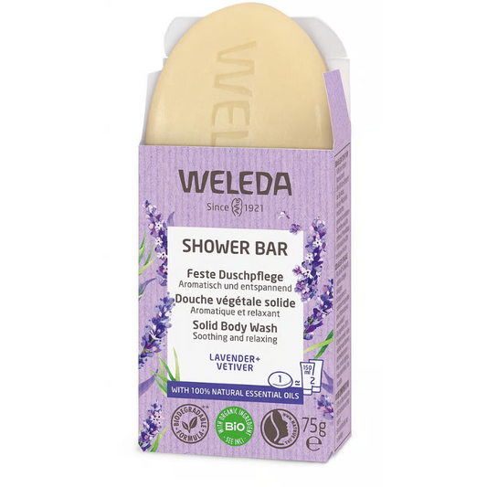 Weleda Shower Bar Lavender + Vetiver (75 gram)