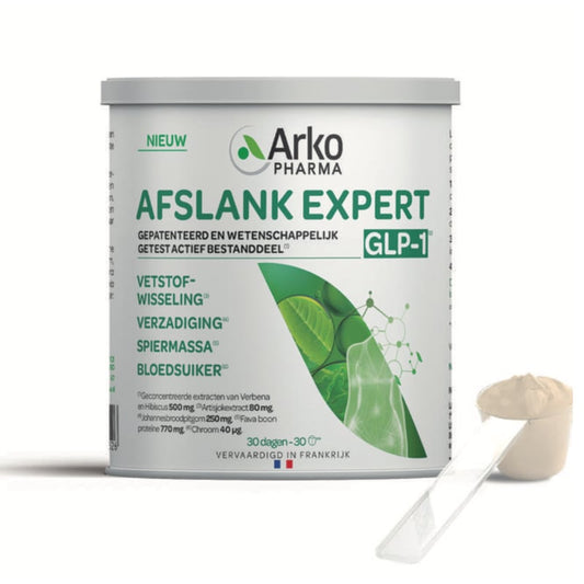 Arkopharma Afslank Expert GLP-1 Poeder (270 gram)
[mwwsrc:bc24c61bb0037b6abee598866fb75799b2f68c4e.jpg]