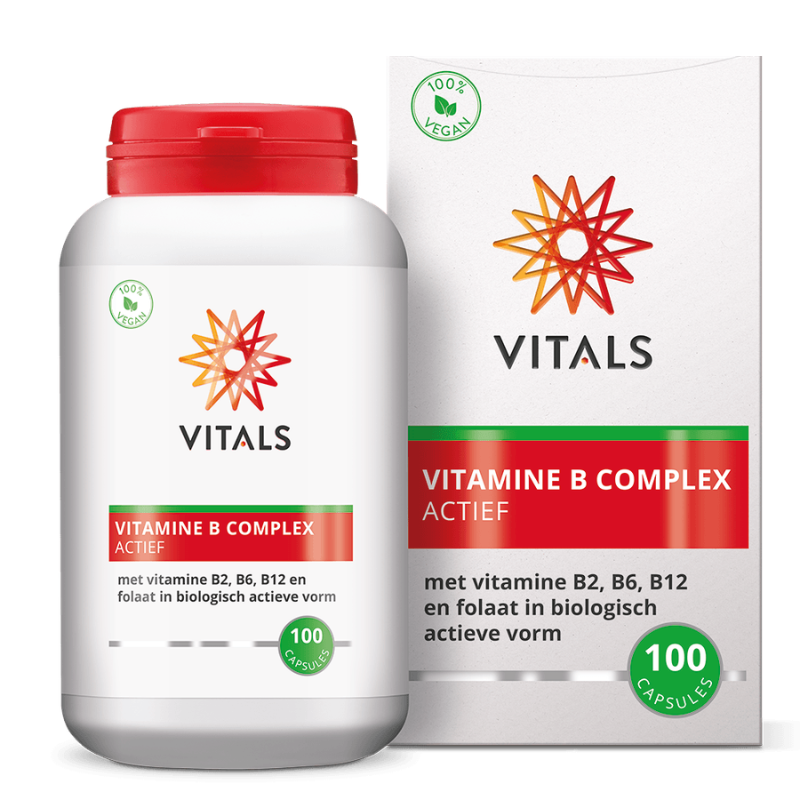 Vitals Vitamine B complex actief (100 vega. caps.)