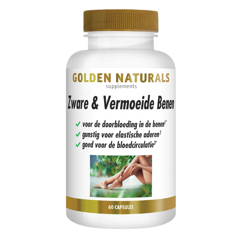 Golden Naturals Golden Naturals Zware & Vermoeide Benen (60 vega. caps)