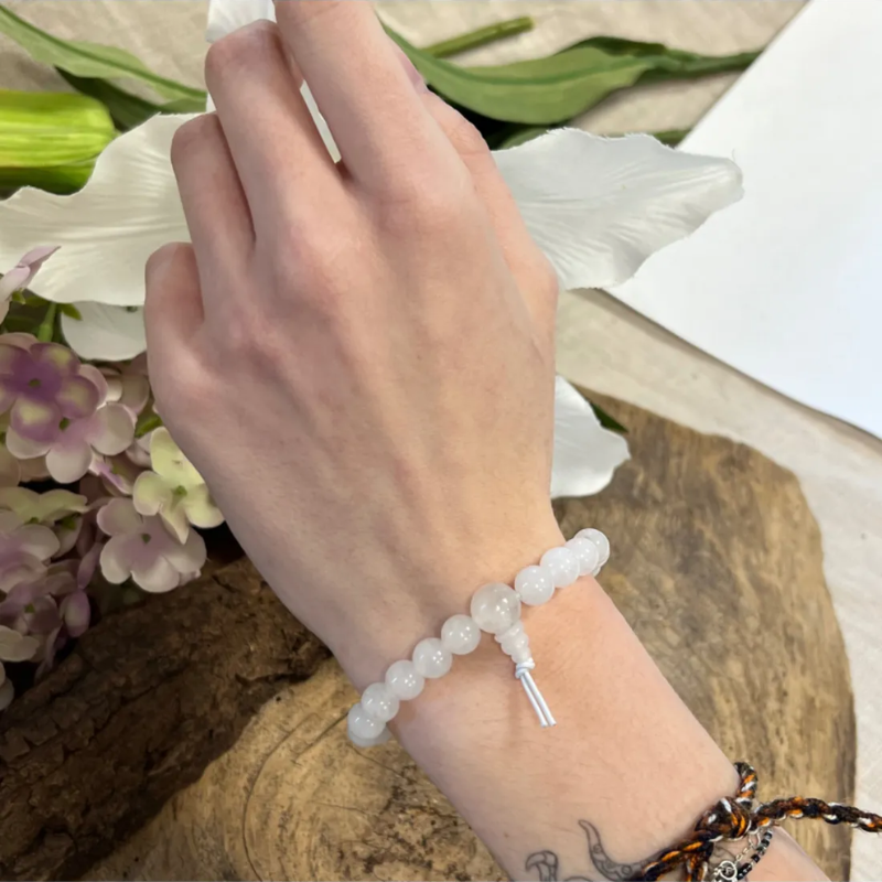 Bergkristal powerbead armband
