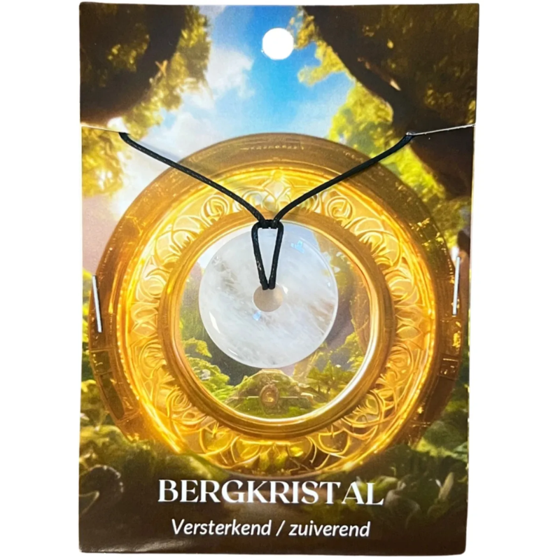 Bergkristal donut hanger