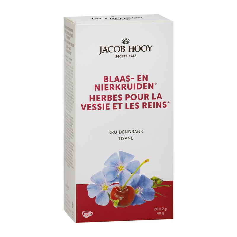 Jacob Hooy Blaas en nierkruiden kruidendrank (20 theezakjes)