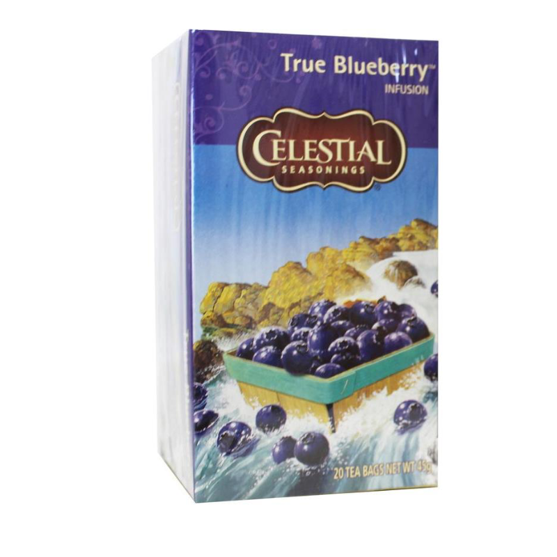 Celestial Seasonings True blueberry herb tea (20 theezakjes)