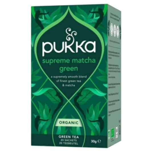 Pukka Supreme Matcha Green ( 20 theezakjes)
[mwwsrc:c1557c010ebcad5b6b0fc70da536cfe6c0361f2f.jpg]