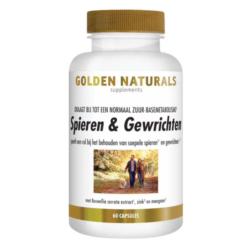 Golden Naturals  Spieren & Gewrichten (60 - 180 caps.)
[mwwsrc:c1d856f802cf8bfabc2652fbe3eacd52a8527792.jpg]