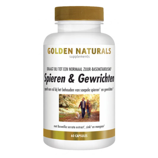 Golden Naturals  Spieren & Gewrichten (60 - 180 caps.)
[mwwsrc:c1d856f802cf8bfabc2652fbe3eacd52a8527792.jpg]