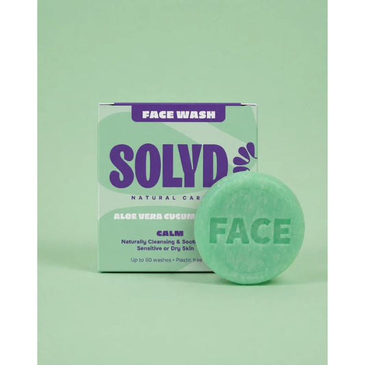 Solyd  Face bar Aloe vera & komkommer (60 gram)
[mwwsrc:c558890a2098bdc71fcca1b4dfa531cb1f968fc9.jpg]
