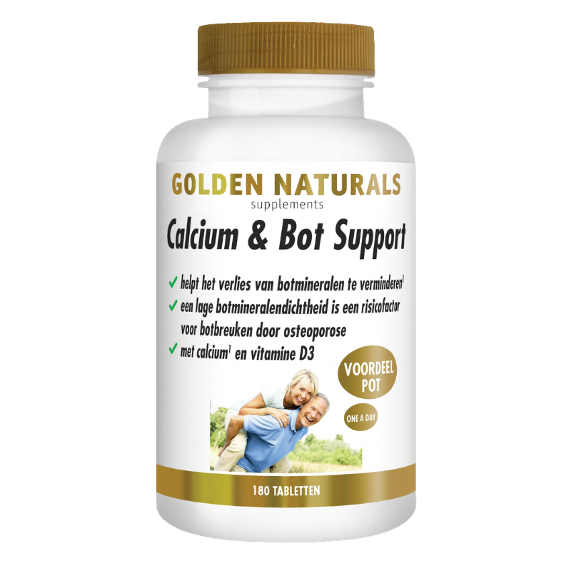 Golden Naturals Calcium & Bot Support (60 / 180 vega. tabl.)