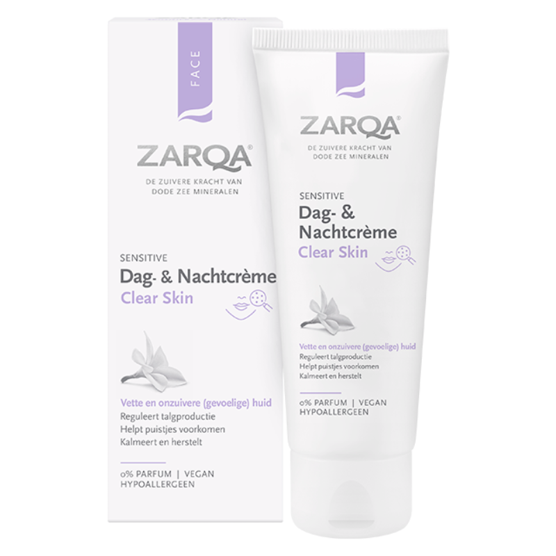 Zarqa Dag & Nachtcrème Clear Skin (75ml.)